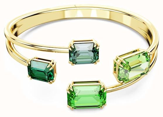 Swarovski Millenia Bangle, Octagen Cut, 18K Gold Plated 5674994