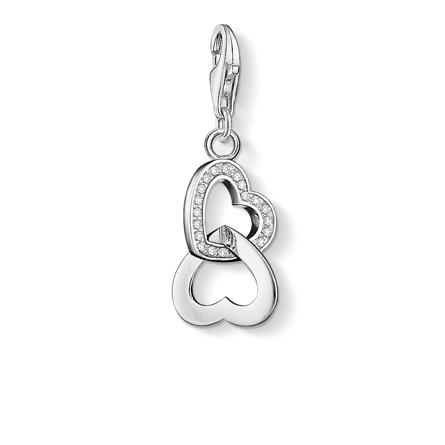 Thomas Sabo 0863-051-14 Hearts Charm White 925 Sterling Jewellery