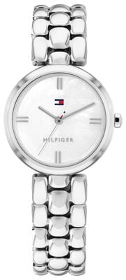Tommy Hilfiger Annie Stainless Steel White Mother of Pearl Dial Watch 1782929