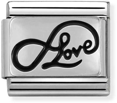 Nomination Classic Infinity Love Sterling Silver & Steel Charm 330102/07
