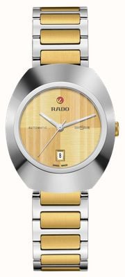 RADO DiaStar Original Automatic (30mm) Gold Brushed Dial / Two-Tone Stainless Steel Bracelet R12170253