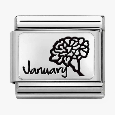 Nomination Classic January Birthstone Garnet Charm 330112/13