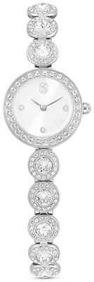 Swarovski Ladies Una Angelic Silver Coloured Crystal Bracelet Watch 5737038