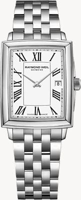 Raymond Weil Toccata Square Quartz (22mm) White Dial / Stainless Steel Bracelet 5925-ST-00300