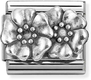 Nomination Classic Stainless Steel Flowers Charm 330101/73
