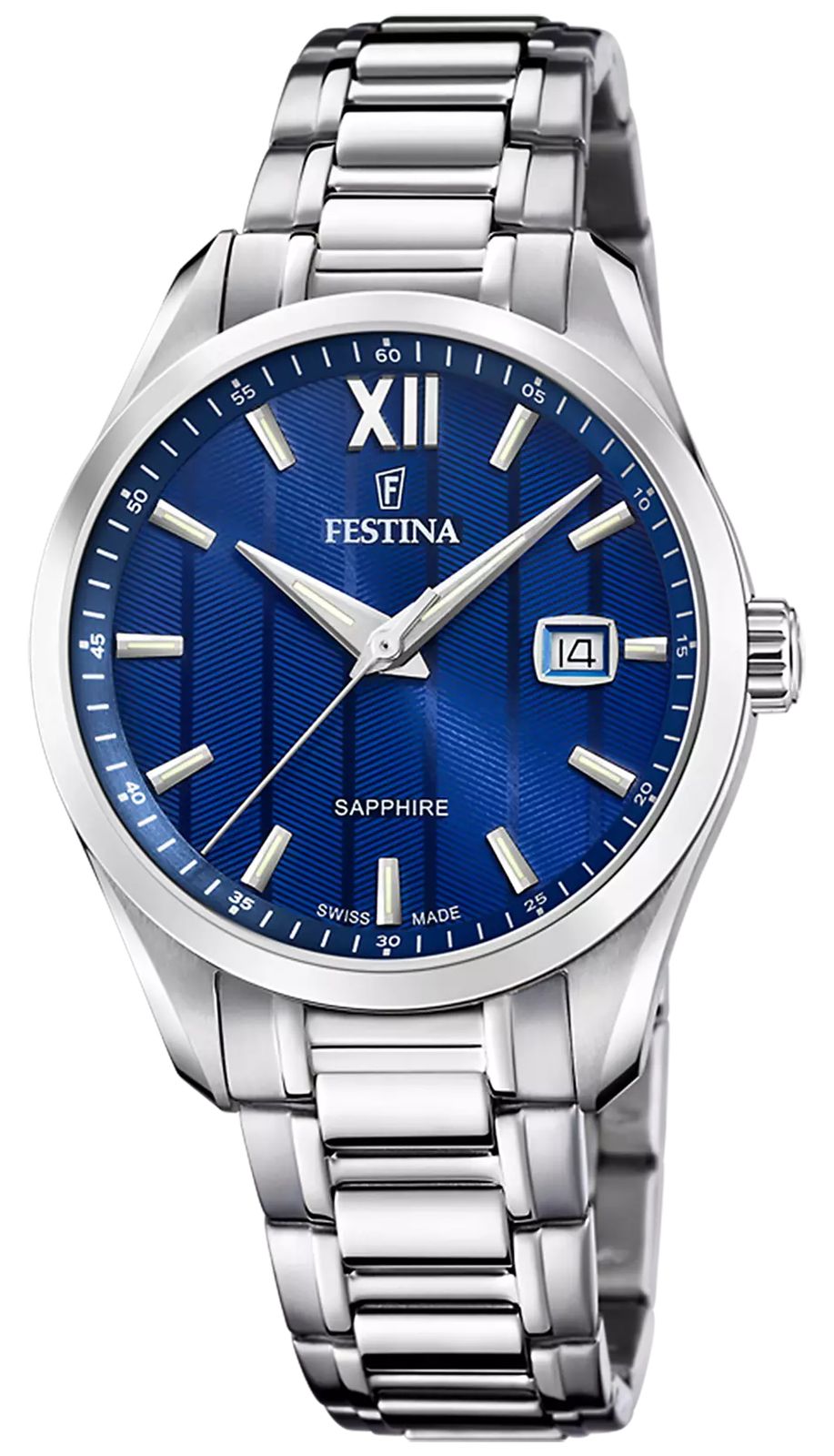 Festina F20026/2 Swiss Made Classic Quartz (37.5mm) Blue Watch