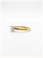0.50ct Oval Natural Diamond 18ct Yellow Gold Solitaire Ring J93634 - alternate view 2