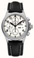 Damasko DC57 Chronograph TOP Automatic (40mm) Luminova C1 White Dial / Black Leather Strap SW10060.11