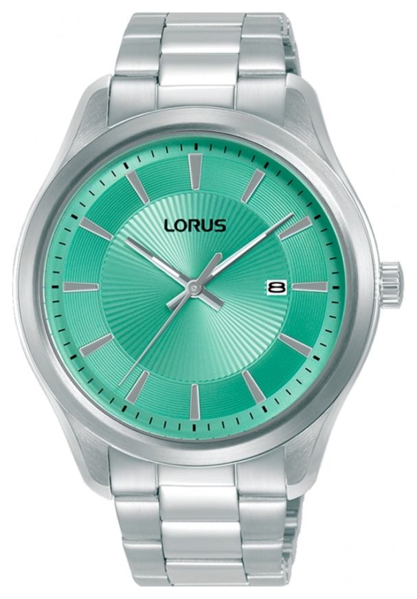 Lorus RH931RX9 Men's (42mm) Turquoise Dial / Stainless Steel Watch