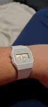 Customer picture of Casio F-91 Series Digital (38.2mm) White Digital Dial / White Bio-based resin Strap F-91WB-7AEF