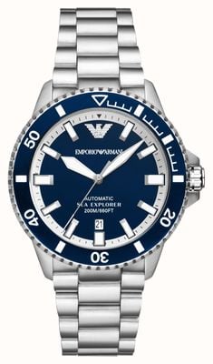 Emporio Armani Men's Automatic (42mm) Blue Dial / Stainless Steel Bracelet AR60079