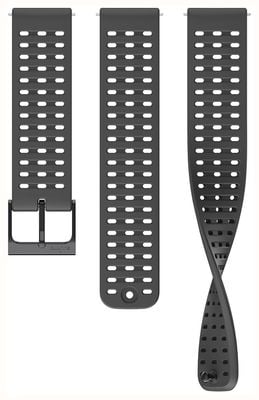 Suunto Athletic 2 All Black Silicone Strap - 22mm (S+M) - STRAP ONLY SS050850000