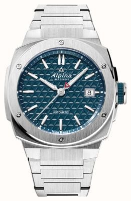 Alpina Men's Alpiner Extreme Automatic (39mm) Blue Textured Dial / Stainless Steel Bracelet AL-525TB3AE6B