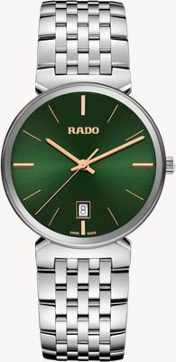 RADO Florence Quartz (38mm) Green Sunray Dial / Stainless Steel Bracelet R48912313