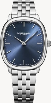 Raymond Weil Toccata Heritage Mechanical (33mm) Blue Sunray Dial / Stainless Steel Bracelet 2280-ST-50001