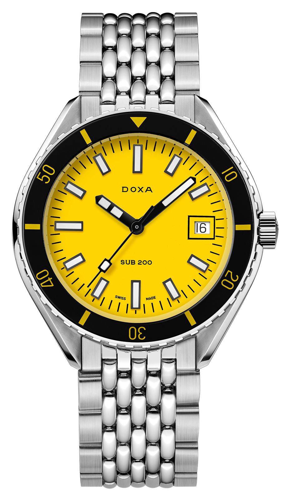 DOXA 799.10.361.10 SUB 200 Divingstar (42mm) Yellow Iconic Watch