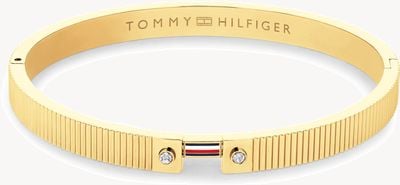Tommy Hilfiger STRIPES Chunky Gold PVD Stainless Steel Bangle 2781048
