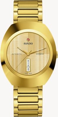 RADO DiaStar Original (38mm) Gold Dial / Gold-Tone Stainless Steel Bracelet R12161253