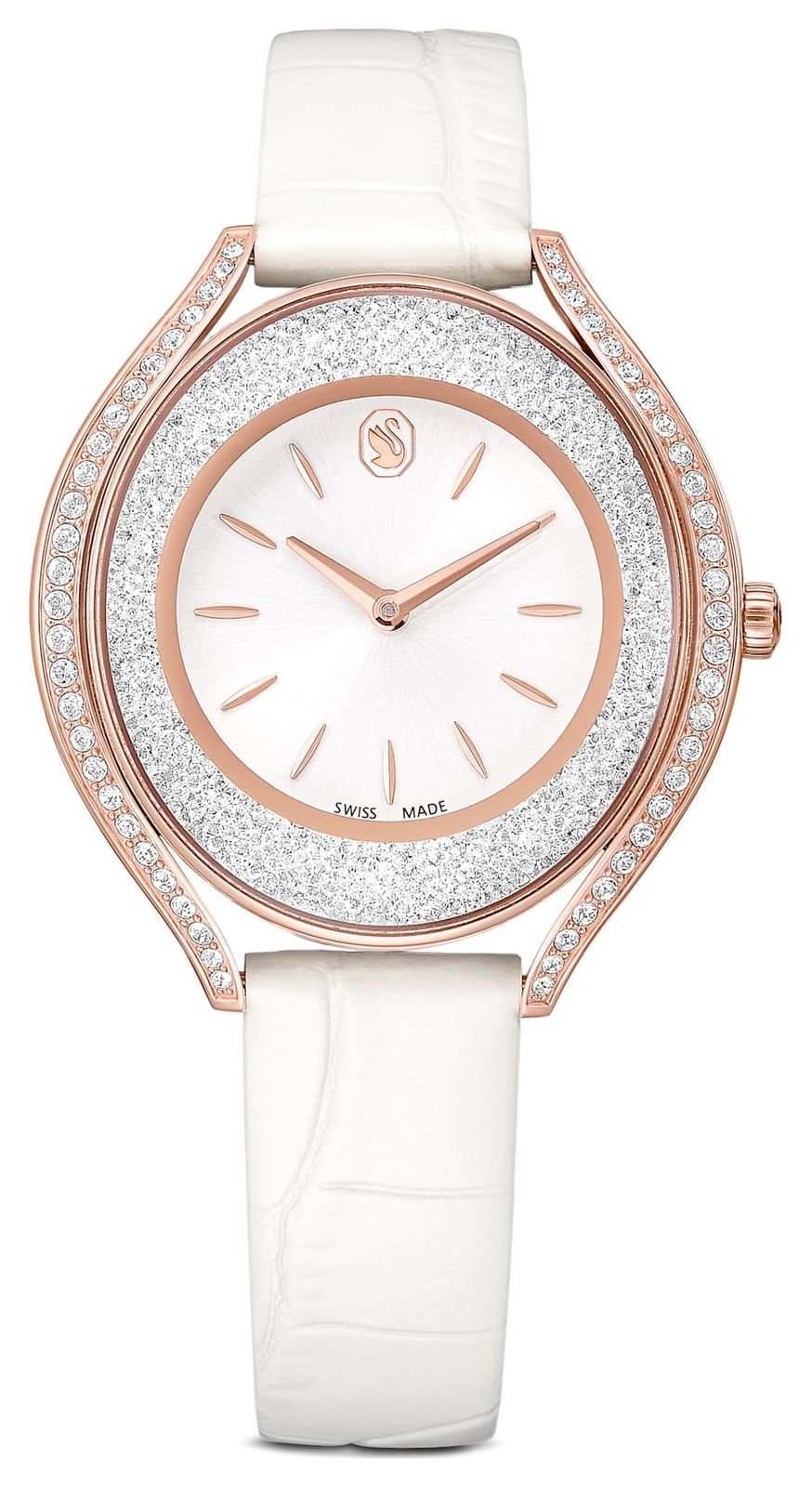 Swarovski 5730146 Crystalline Aura Quartz (35mm) Silver Dial Watch