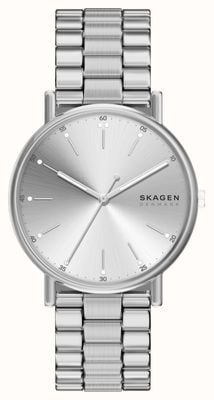 Skagen Signatur Quartz (40mm) Silver Sunray Dial / Stainless Steel Bracelet SKW6950