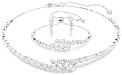 Swarovski Mesmera Set Set (3), Marquise Cut, White, Rhodium Plated 5762135