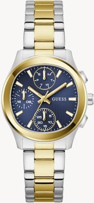 Guess BIRDIE Multifunction (36mm) Blue Dial / Two-Tone Stainless Steel Bracelet GW1031L3