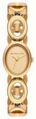 Michael Kors Mini Maude (20.5mm) Gold Dial / Gold PVD Stainless Steel Bracelet MK4957