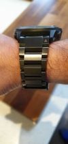 Customer picture of Garmin Carbon Grey DLC Titanium Strap Only QuickFit 26mm 010-12580-00