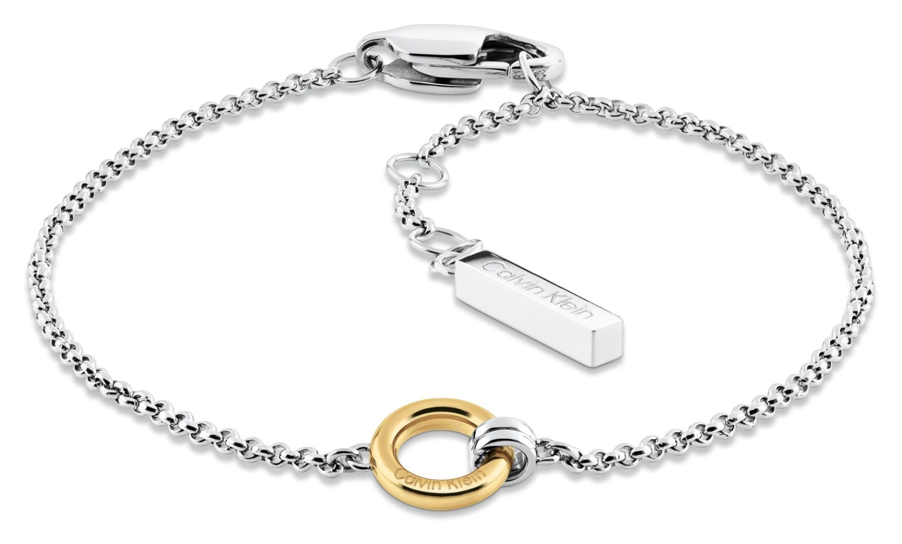 Calvin Klein 35000955 Duality Two-Tone Silver Bracelet Jewellery