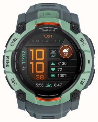 Garmin Instinct 3 AMOLED Outdoor GPS Smartwatch (50mm) Neotropic with Twilight Band 010-03020-01