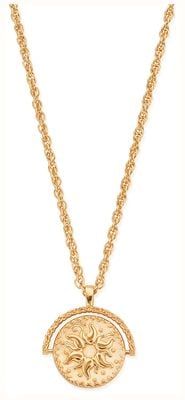 ChloBo TREASURES OF BALI Renewal Spinner Necklace - 18ct Gold Plated GNCTR3539
