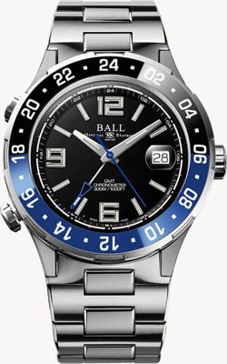Ball Watch Company Men's Roadmaster Pilot GMT (40mm) DG3038A-S4C-BK