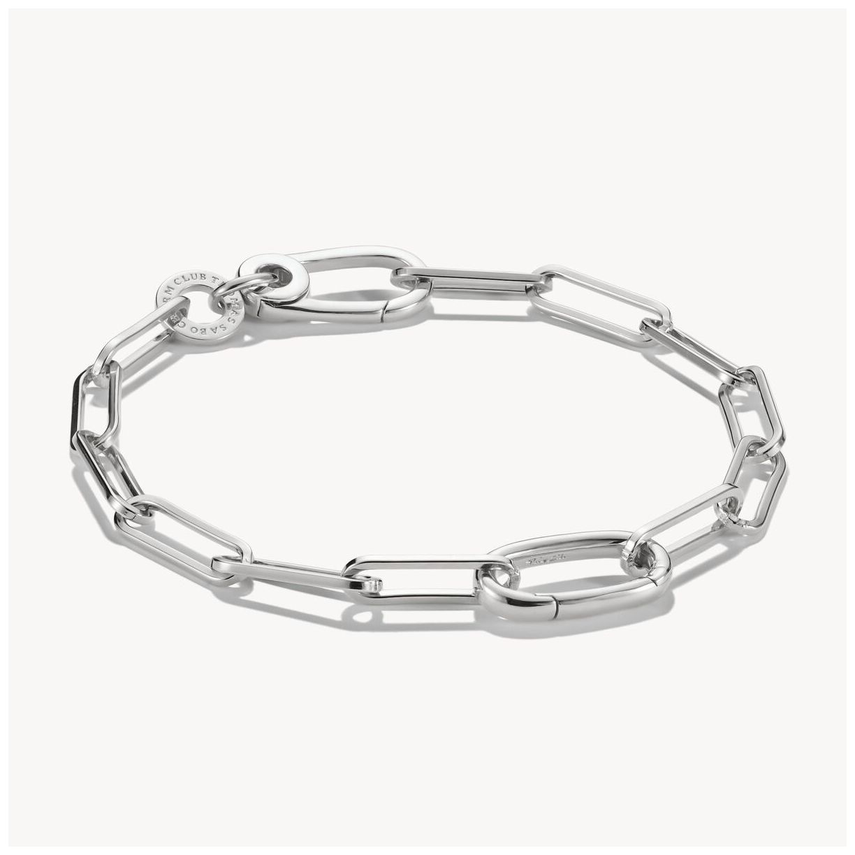 Thomas Sabo C1205-001-21-L19 Charm Bracelet Paperclip With Jewellery