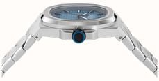 Aston Martin GPQ Icon Quartz (42mm) Light Blue Dial / Stainless Steel Bracelet MTIG2S605 - alternate view 3