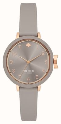 Kate Spade Park Row (34mm) Grey Dial / Grey Silicone Strap KSW1519