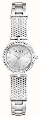 Guess HOLLY Three-Hand Quartz (24mm) Silver Dial / Stainless Steel Bracelet GW1017L1