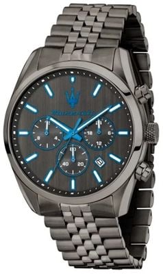 Maserati Dark Edition ATTRAZIONE 43MM Mens Gun Metal Bracelet R8853154002