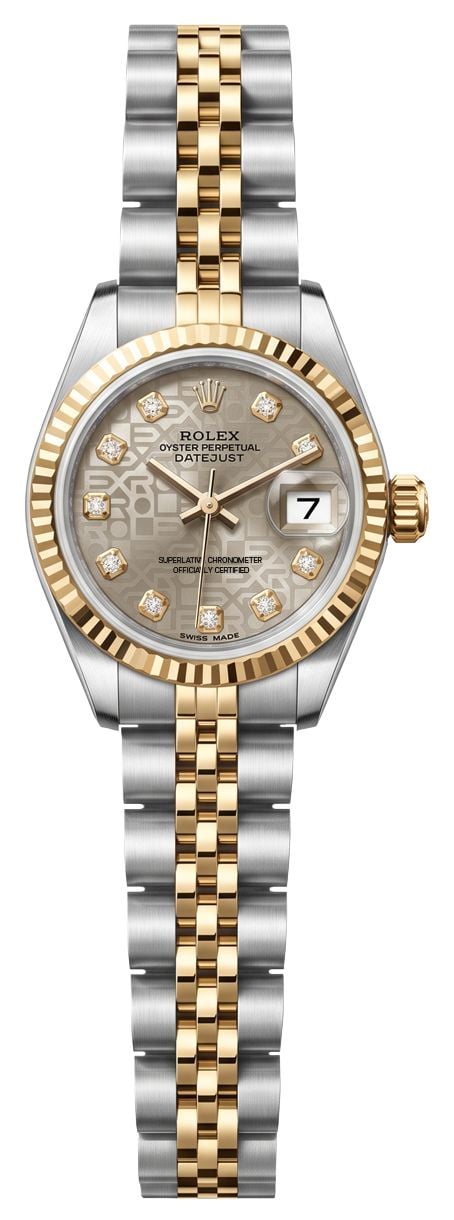 Pre-owned JMP-835572 Rolex Datejust Diamond (26mm) Grey Watch