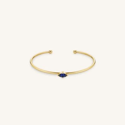 Rosefield Jewellery Montana Marquise Gold Plated Bangle JBMMG-J1241