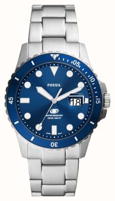 Fossil Men's Blue (42mm) Blue Dial / Stainless Steel Bracelet FS6029