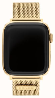 Coach Apple Watch Strap (42mm/44mm/45mm) Gold PVD 14700064