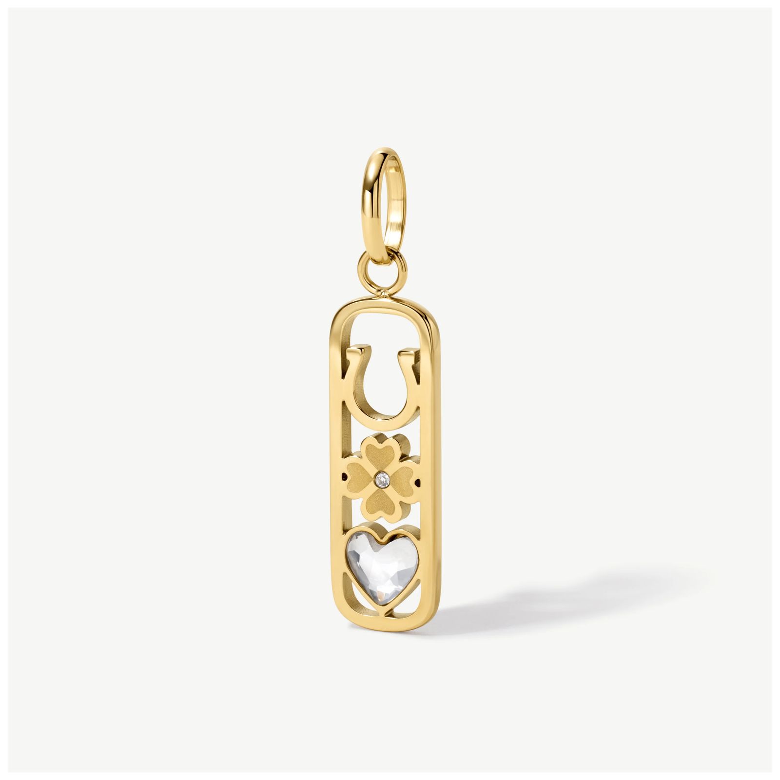 D.LOUISE CH08 Gold Tone Love And Luck Pendant Jewellery