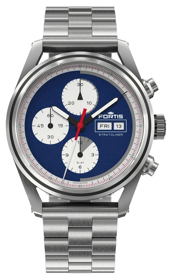 FORTIS F2340010 Stratoliner S-41 Automatic Blue Japan (41mm Watch