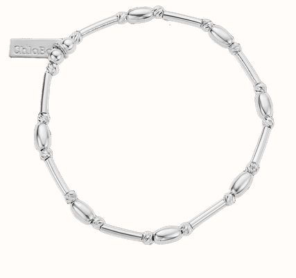 ChloBo Tiny Noodle Sparkle Bracelet - 925 Sterling Silver SBGWP26