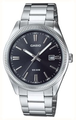 Casio MTP Series Analogue Quartz (38.5mm) Dark Blue Sunray Dial / Stainless Steel Bracelet MTP-1302PD-1A1VEF
