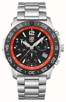 Luminox Pacific Diver Chronograph (44mm) Red Black Dial / Stainless Steel Bracelet XS.3149.M