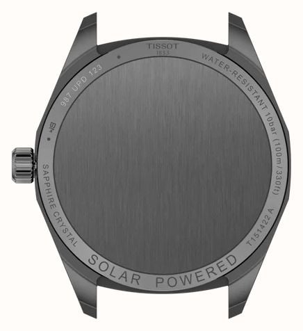 Tissot PRC 100 Solar (39mm) Anthracite Dial / Anthracite PVD Stainless Steel Bracelet Watch T1514223306100 - alternate view 3