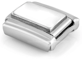 Nomination Classic ENGRAVED Steel And Silver Sterling Silver CUSTOM Smooth Plate Charm 330104/01 - alternate view 3