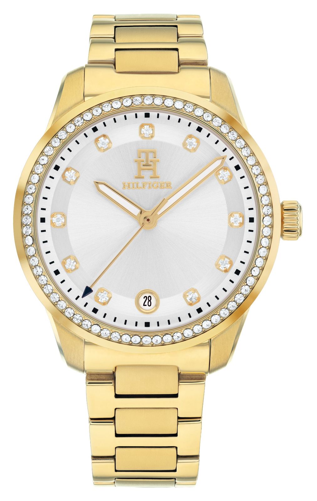Tommy Hilfiger 1782758 TH85 Crystal (36mm) Silver Dial / Watch