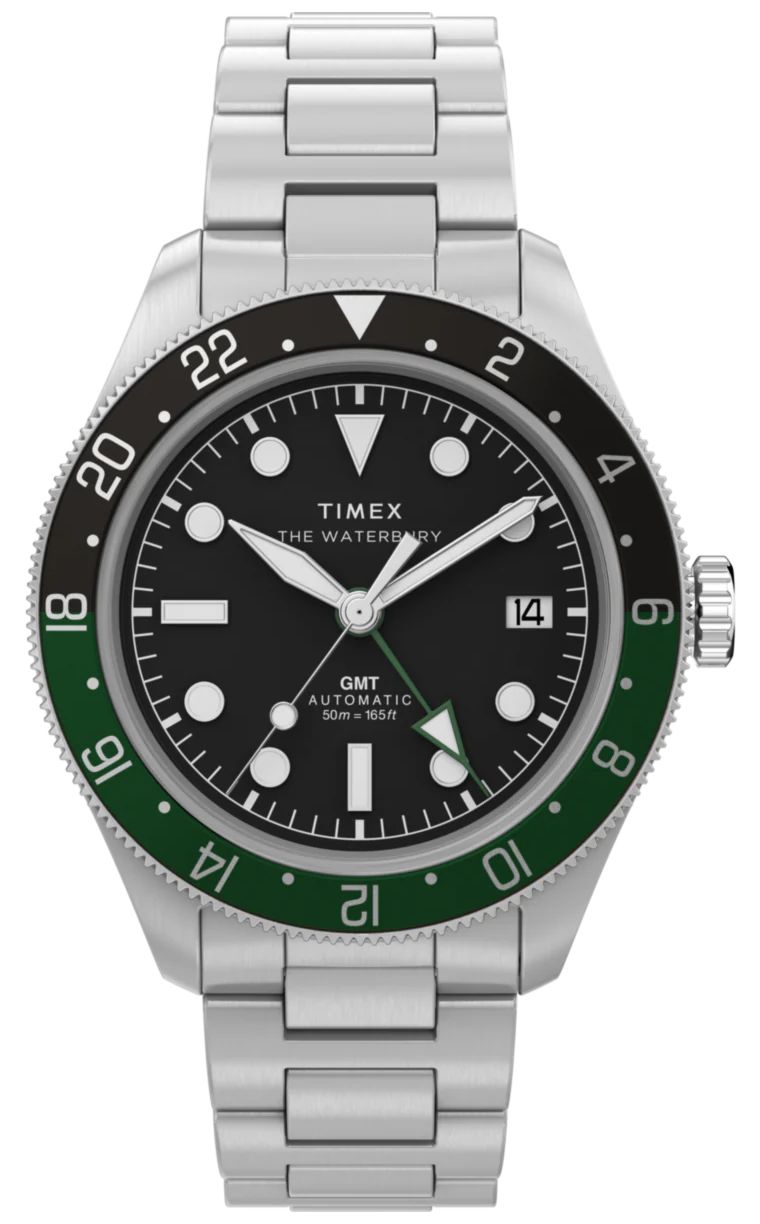 Timex TW2Y60800 Waterbury Heritage Automatic GMT (41.5mm) Watch